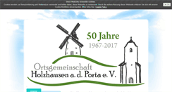 Desktop Screenshot of holzhausen-porta.de