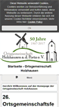 Mobile Screenshot of holzhausen-porta.de